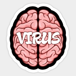 Mind Virus Sticker